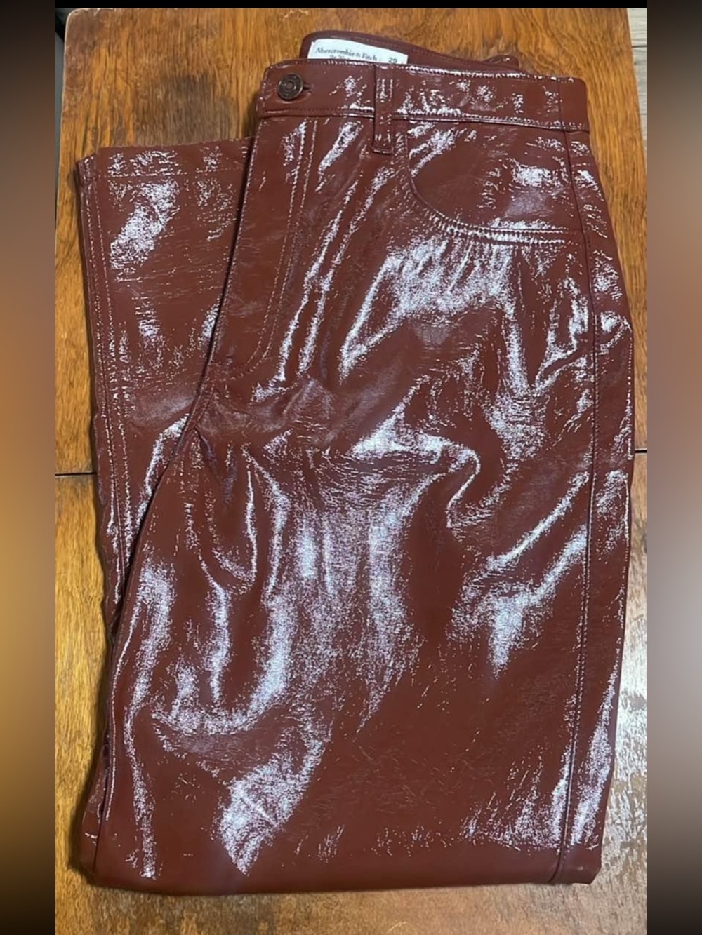 Abercrombie & Fitch 90s Fit Ultra high rise straight fit pants
